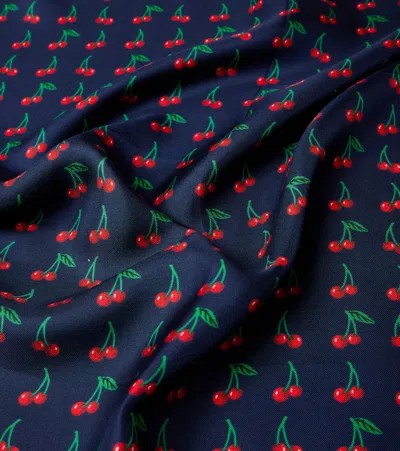 Valentino Cherryfic Silk Scarf