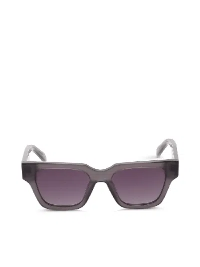 G.o.d Thirty Five Ii Platinum Sunglass With Grey Purple Lens