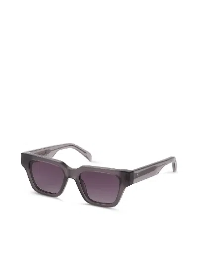 G.o.d Thirty Five Ii Platinum Sunglass With Grey Purple Lens