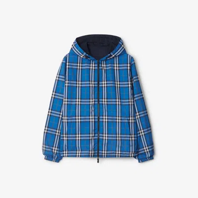 Burberry Reversible Check Hooded Jacket