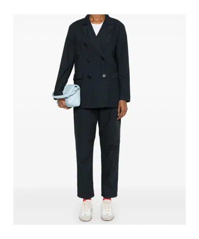 Aspesi Blazer In Denim Di Cotone - Denim