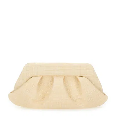 Themoirè Textured Bag With Paper Fringes