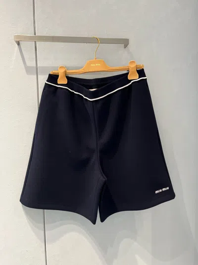 Miu Miu Technicaliersey Bermuda Shorts