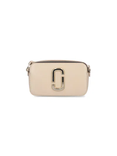 Marc Jacobs The Snapshot Dtm Shoulder Bag In Neutral