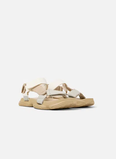 Camper Karst Sandal In Neutral