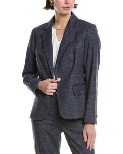 Anne Klein Blazer In Blue