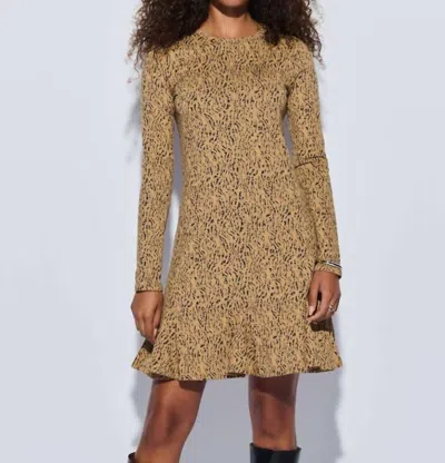 Nation Ltd Lyla Mini Dress In Ditsy Animal