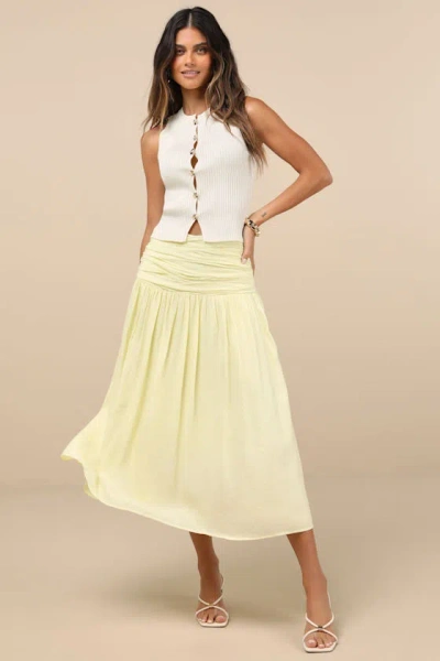 Lulus Conceptually Chic Ivory Ribbed Knit Button-front Tank Top In Pink