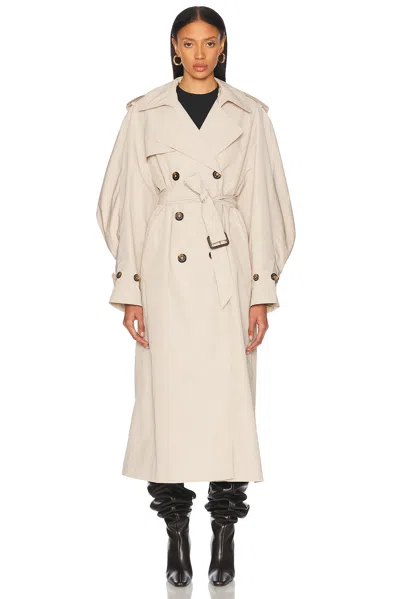 Alexandre Vauthier Taffeta Trench Coat