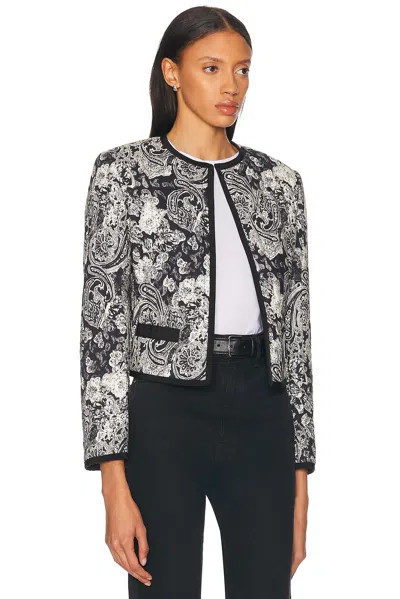 Nili Lotan Bono Paisley Open-front Jacket In Multi