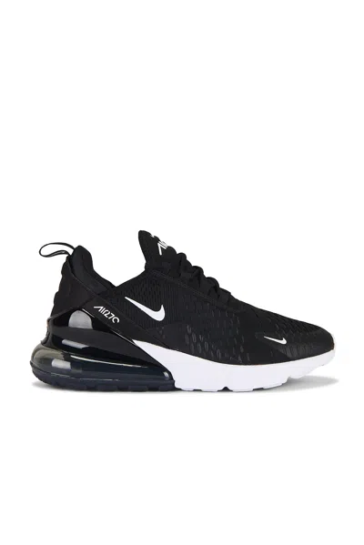 Nike Air Max 270 Sneakers In Black In White