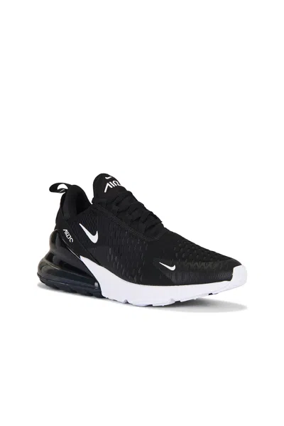 Nike Air Max 270 Sneakers In Black In White