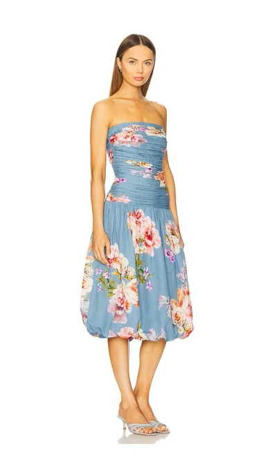 Hemant & Nandita Ruched Midi Dress