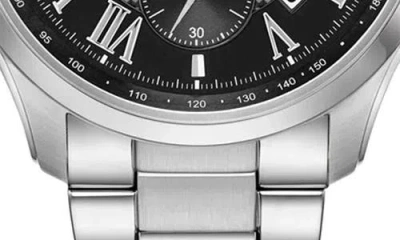 Bulova Wilton Mens Silver Tone Stainless Steel Bracelet Watch 96b288