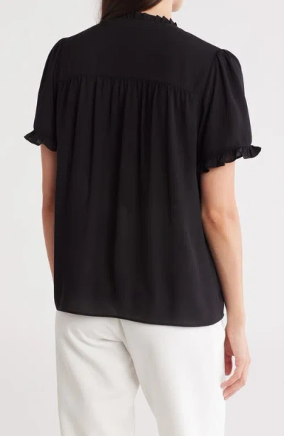 Gemma + Jane Ruffle Neck Short Sleeve Top