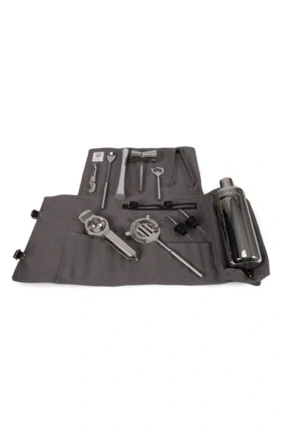 Picnic Time Barkeep Roll Up 12-piece Bar Tool Set