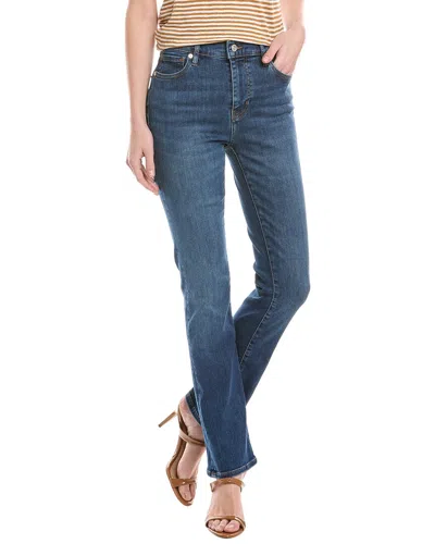 Frame Slim Faded Jeans In Blue
