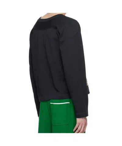 Bode Navy Rec Pullover Sweatshirt In Blue