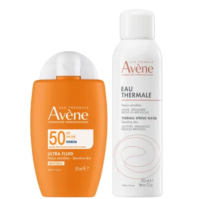 Avene Fluid Invisible And Thermal Water Bundle
