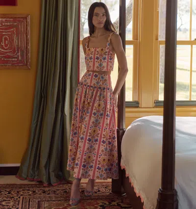 Hill House Home The Clara Crop Top In Pink