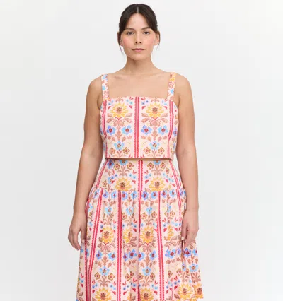 Hill House Home The Clara Crop Top In Pink