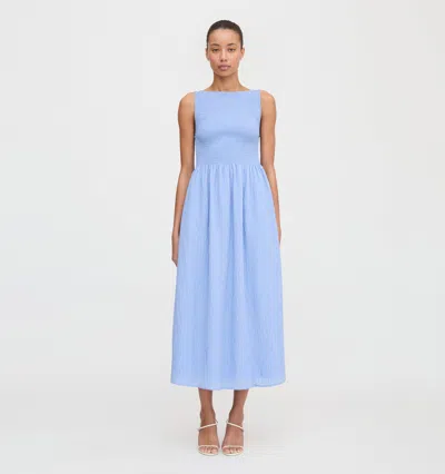 Hill House Home The Cosima Nap Dress Blue Stripe