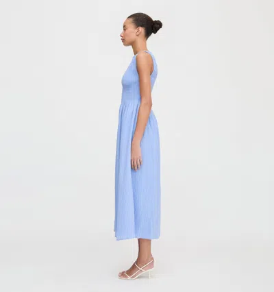 Hill House Home The Cosima Nap Dress Blue Stripe