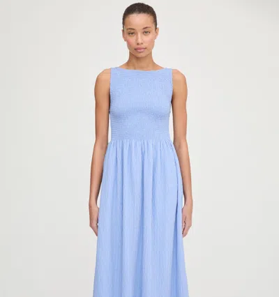 Hill House Home The Cosima Nap Dress Blue Stripe