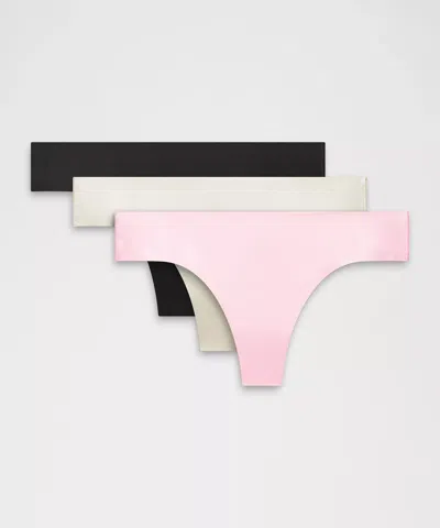 Lululemon Invisiwear Mid-rise Thong Underwear 3 Pack