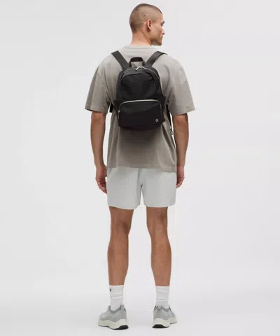 Lululemon - Everywhere Backpack Small 11.5l  - Black,neutral/black/sheer Oak/silver