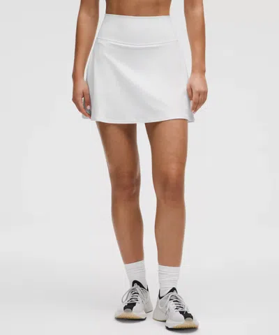 Lululemon Lightweight High-rise Tennis Skirt In White