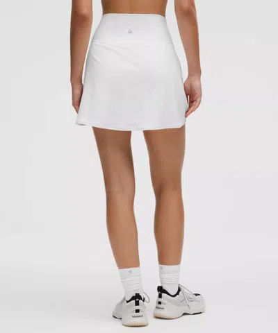 Lululemon Lightweight High-rise Tennis Skirt In White
