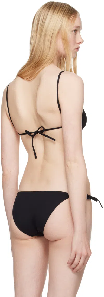 Eres Les Essentiels Mouna Triangle Bikini Top In Black