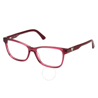 Guess Demo Rectangular Ladies Eyeglasses Gu2943 074 52