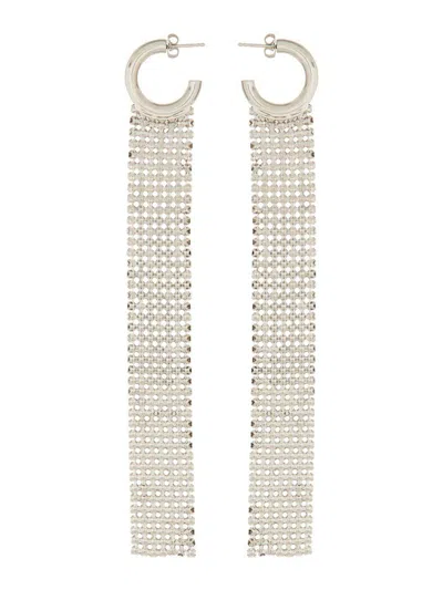 Rabanne Mesh Earrings In Neutral