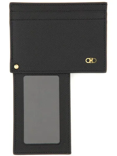 Shop Ferragamo Salvatore  Card Holder "hooks"