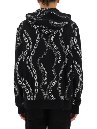 Shop Versace Jeans Couture "chain Couture" Sweatshirt