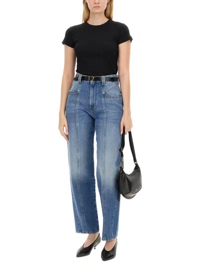 Isabel Marant Cotton Logo Print T Shirt