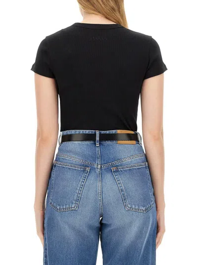 Isabel Marant Cotton Logo Print T Shirt