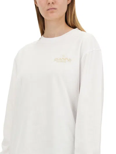 Ganni T-shirt With Logo