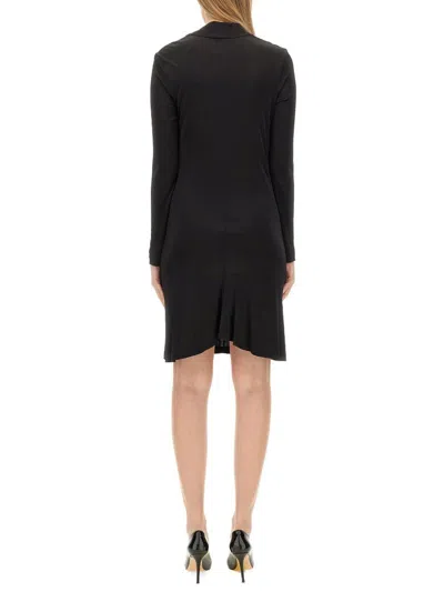 Helmut Lang Liquid Jersey Cowl-neck Dress