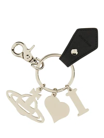 Vivienne Westwood Multicolor Metal Keyring