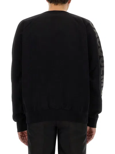 Jacquemus Top Le Sweatshirt Typo With Print