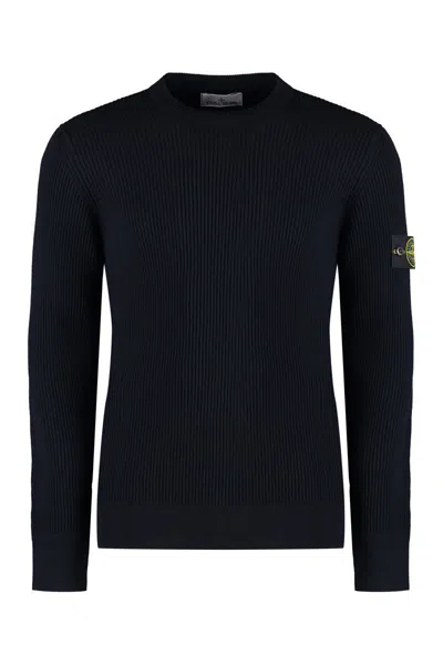 Stone Island Wool Crew Neck Pullover