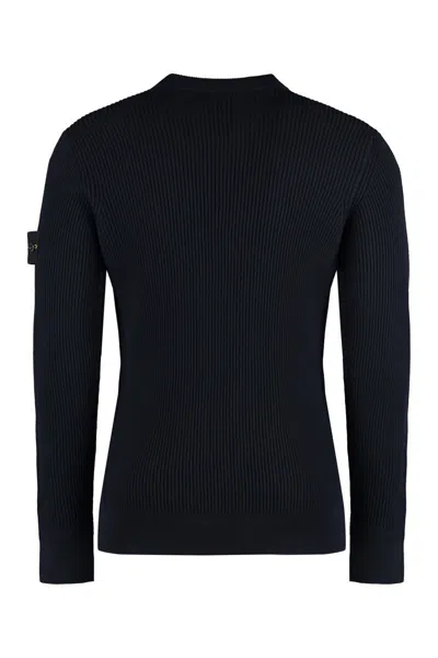Stone Island Wool Crew Neck Pullover