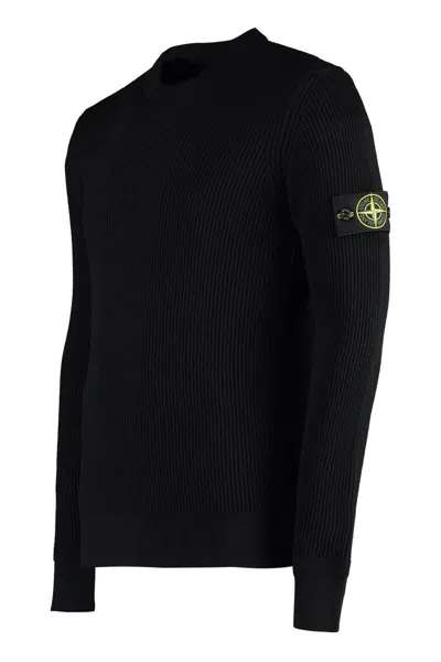 Stone Island Wool Crew Neck Pullover