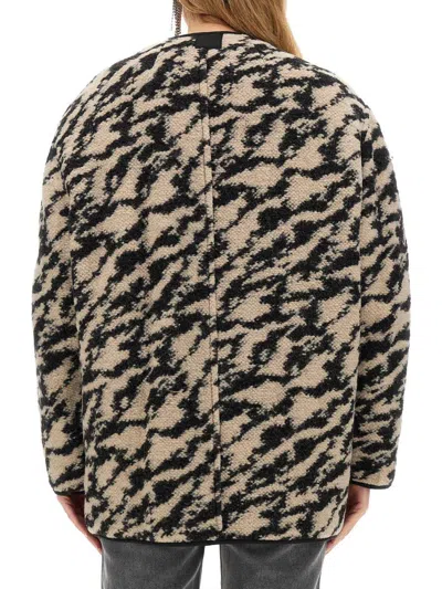 Isabel Marant Étoile Fernalia Cropped Coat In Multi