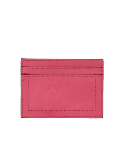 Moschino Card Holder With Gold Plaque