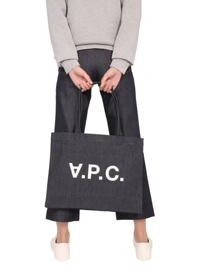 Apc Crossbody Bags A. P.c. Woman Color Denim In Black
