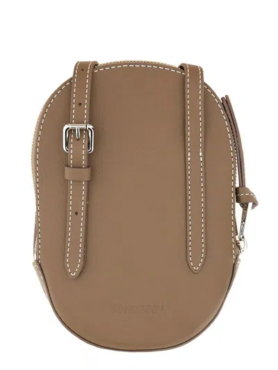 Jw Anderson Shoulder Bag Cap In Brown